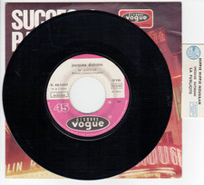 Jacques DUTRONC    La publicité   avec étiquette JUKEBOX    " 7'  SP 45 tours