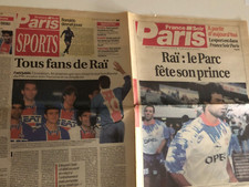France Soir 2001  )) Jubilé Rai : le Parc fete son Prince / PSG