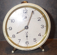 Vintage - Ancien réveil mécanique JAZ – fonctionne