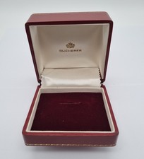 Bucherer vintage bordeaux cuir - vintage,
