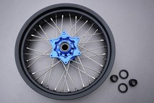 Roue / Jante Avant à Rayons Supermotard Bleue KTM XC-F 450 2013-2014 3,5''x17''