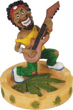Rasta Jamaican Man with Guitar
