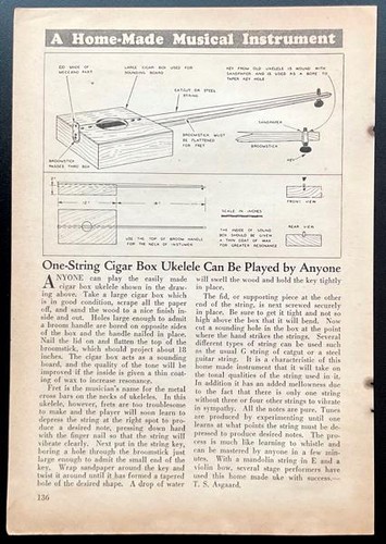 One string cigar box - “one-string,