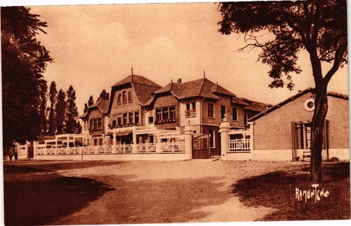Cpa entrée maison - entrée, de