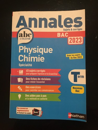 Annales physique chimie svt - annales,