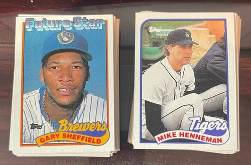 1989 topps baseball card - baseball,