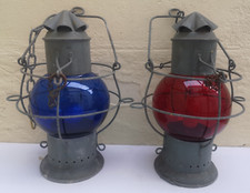 Ouvrard et Villars Paire de lampes marine Babord Tribord Très bon état