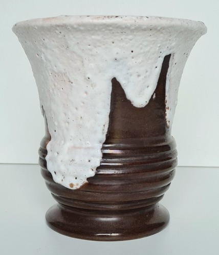 Vase céramique signé - vase,