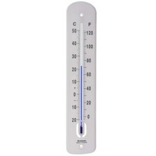 Grand thermomètre d'extérieur 380 mm – Thermomètre de jardin fabriqué au Roya...