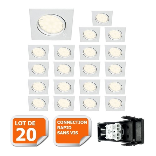 Lot spot encastrable - spot,