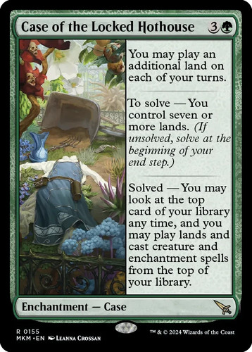 Case the locked hothouse - hothouse,