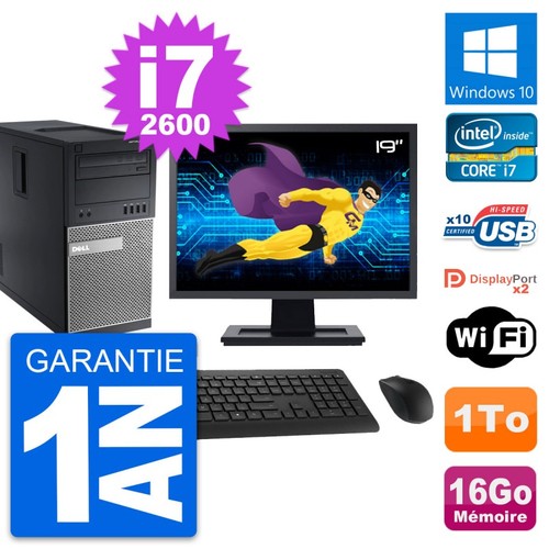Tour dell 9010 - ecran, 19"