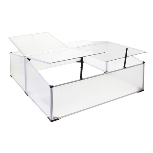 Serre jardin double alu - serre,
