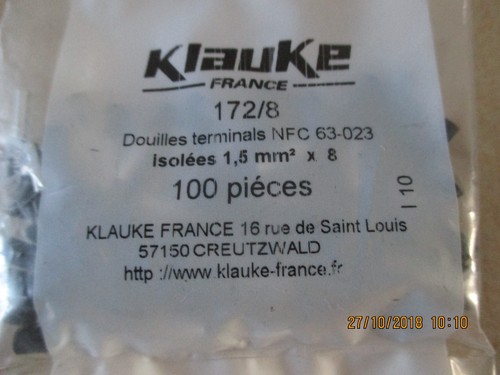100 embout cable electrique