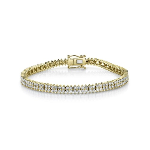 Diamant deux rangs tennis - diamant,