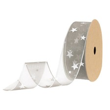 40mm 18M étoile Organza Ruban