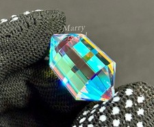 Pendentif en verre opale