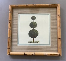  litho topiaire  encadrement aspect bambou