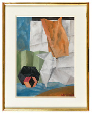 BELLE NATURE MORTE SIGNEE 1950 (15)