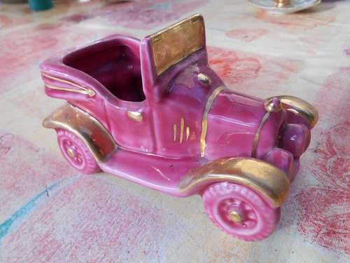 Charmante voiture auto rose - voiture,