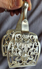 CHRISTOFLE : Pince à asperges métal argenté ART NOUVEAU vers 1900