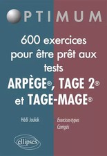 Réussir les Tests en 650 Exercices (Tage-Mage(R) Tage 2 Arpege), Hédi Joulak