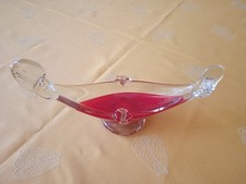 GONDOLE VENISE CENDRIER VERRE MURANO VERRERIE D'ART Faite à la main Comme neuve