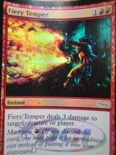 fiery temper promo DCI FOIL