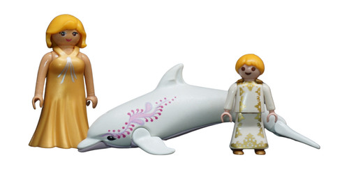 Playmobil dauphin dame fille