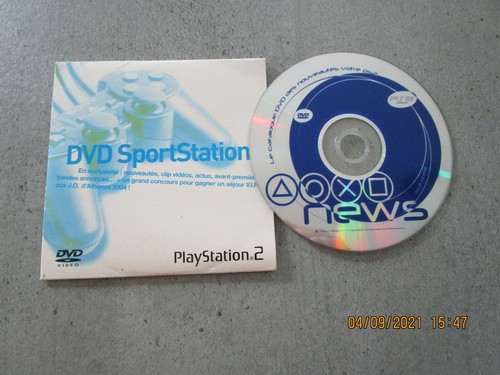 Dvd sportstation ps2 - cd,