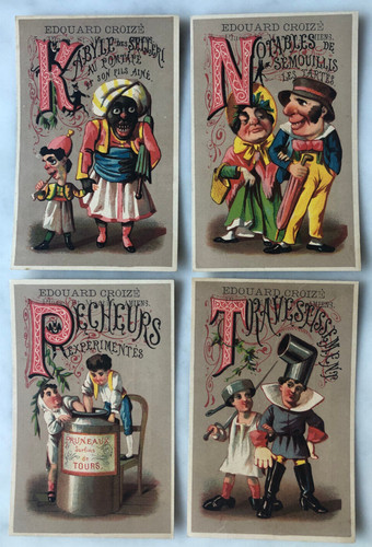 Rare chromo ancien - rare, alphabet