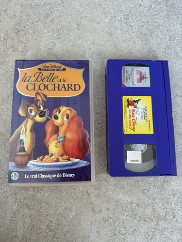 Cassette vhs disney belle - cassette, disney,