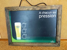 Tableau ardoise heineken - tableau,