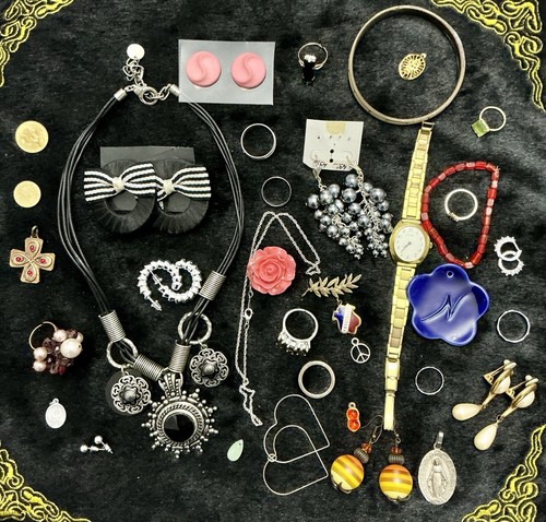 Lot bijoux anciens et - lot, de