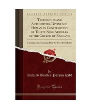 Testimonies and Authorities