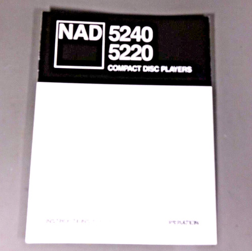 Nad electronics 5240 - nad,