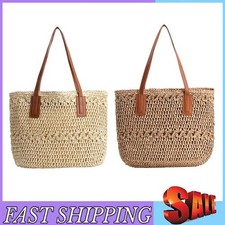 Sacs à bandoulière aisselles tissé paille mode été femme grande capacité boho fourre-tout