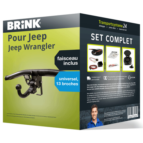 Attelage pour jeep - jeep, wrangler