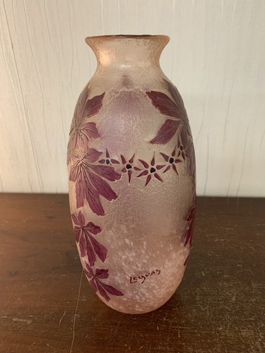 Vase décor ovoïde - rubis, t