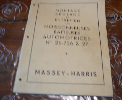 Massey harris moissonneuse - massey,