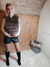 Doudoune  Nina Kaufmann en Fourrure  Renard NEUF Taille M