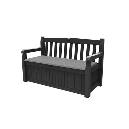 Banc jardin coffre - coffre, résine