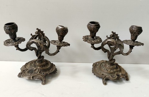 Paire bougeoir chandelier - paire,