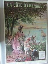 Affiche La côte d'Emeraude (