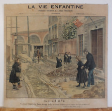 Rare affiche pédagogique 1910