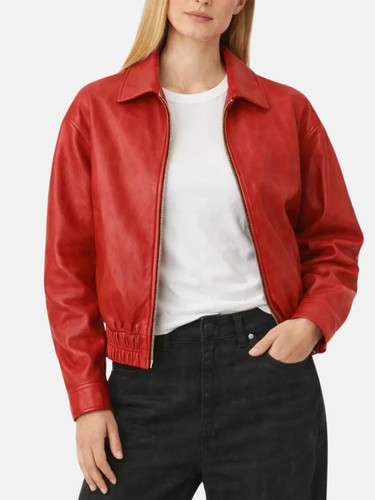 Blouson bomber cuir - blouson, en
