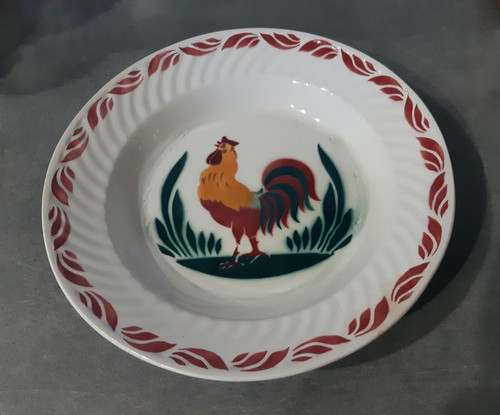 Ancien plat service - plat, de