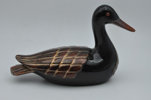 Statue canard résine - de,