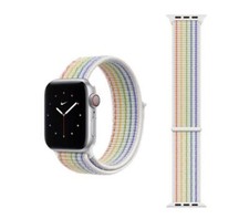 Véritable Apple Nike Nylon Sport Boucle Montre Bande - Pride 2021 - 38mm/40mm/