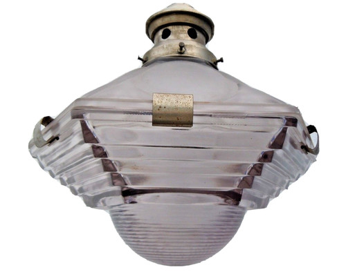 Plafonnier verre lustre